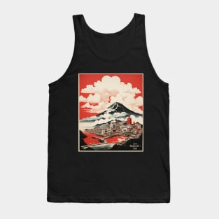 Nagasaki Japan Travel Vintage Tourism Poster Tank Top